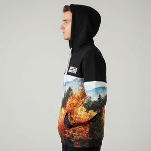 Fully Customized Winter <b>Plain</b> Dyed 100% Polyester Eco-Friendly Breathable Fleece Pocket Men's Sublimation Printed <b>Hoodies</b> Custom - Product Image 4