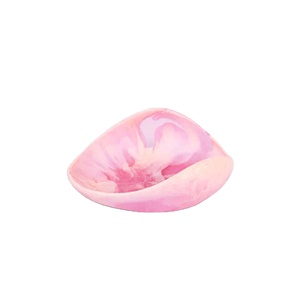 Bol et plat de service en résine écologique polie, couleur personnalisée, artisanat moderne – Vaisselle de fête, passe au lave-vaisselle - Product Image 1