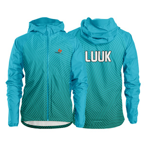 Chaqueta Cortavientos con Capucha Personalizada para Hombre, Cierre de Cremallera, 100% Nailon, Ecológica, Impermeable, Transpirable, Estilo Casual Urbano - Product Image 3