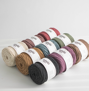 Jemilli (500g) Hilo para tejer a ganchillo DIY Corea del Sur Hilo pastel suave de rayón de algodón de poliéster combinado de alta calidad - Product Image 5