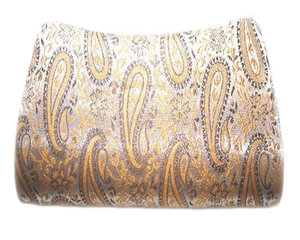 Pochette élégante à motif Paisley avec ornement perlé pour soirée - Product Image 3