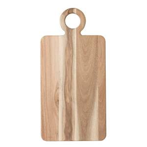 Tabla de cortar extra grande de madera con amplia área de corte y grosor robusto, adecuada para servicios de catering. - Product Image 5