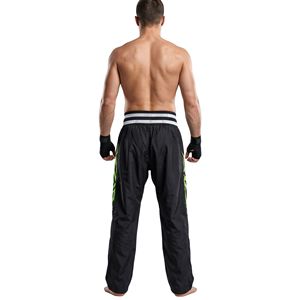 Black Neon Stripe Boxing <b>Trousers</b> Moisture Control Athletic Wear Flexible Martial Arts Training Boxing <b>Trousers</b> - Product Image 2