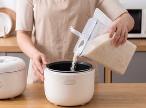 Contenedor Apilable de Plástico para Almacenamiento de Alimentos HALO, Recipiente Hermético para Alimentos Secos, Dispensador de Granos de Varios Tamaños, Organizador de Despensa - Product Image 2