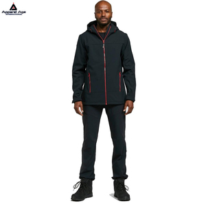 Veste softshell personnalisée pour homme, imperméable, coupe-vent, veste de randonnée, fabricant OEM, logo personnalisé - Product Image 6