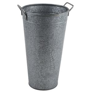 Jardinière et Pots Vintage galvanisé, jardinière Antique avec poignée pour fleurs et plantes - Product Image 2