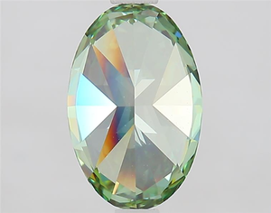 Majestueuse pierre précieuse verte ovale de 5 carats, offrant une brillance symétrique élite et une clarté de couleur intense exceptionnelle. - Product Image 2