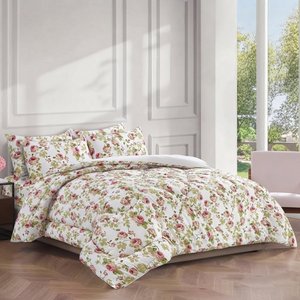 Modern Geometric Quilted Comforter Set 100% Cotton Percale T-150 All-Season Breathable Home Use - Product Image 4