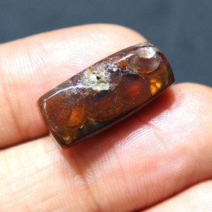 Handmade Jewelry <b>Fire</b> Agate Druzy Cabochon Natural <b>Fire</b> Agate <b>Stone</b> Healing Crystal <b>Fire</b> Agate for Jewelry Making <b>Stone</b> - Product Image 3