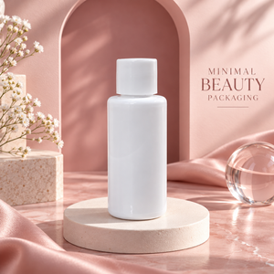 Botella PET con Tapa Plana de 50 ml |   Envase Cosmético con Cuerpo Cilíndrico Liso para Cuidado de la Piel, Belleza y Cuidado Personal, Suministro al por Mayor - Product Image 2