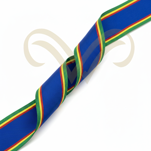 Cintas de seda moiré personalizadas y adornos de encaje con efecto de marca de agua para uniformes de servicio y premios ceremoniales - Product Image 2