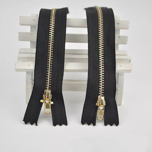 Factory Wholesales #3 #5 8# Close End Brass Teeth Copper Mental <b>Zipper</b> for Jeans Garment Bags Jackets - Product Image 2