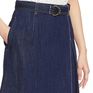 High-Quality Cotton Casual Elegant Relaxed Women Denim Skirts - Product Image 5