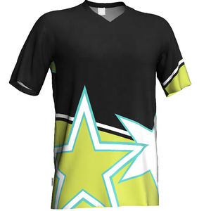 Maillot de football à manches courtes léger et de haute qualité, séchage rapide, unisexe, personnalisable, service OEM, 100% polyester, vente chaude - Product Image 1