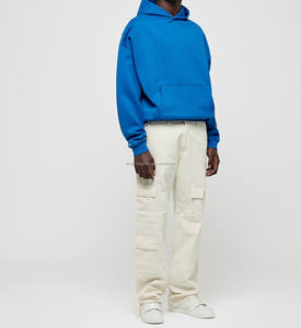 Sudadera con capucha Lisa Unisex de alta calidad, Sudadera con capucha de palangre cepillada de ajuste relajado de gran tamaño, venta al por mayor para invierno - Product Image 6