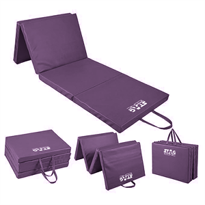 Colchoneta de Gimnasia de Alta Densidad con Diseño de Ciervo Púrpura, Absorbe Impactos, el Compañero de Entrenamiento Definitivo para Saltos - Product Image 1