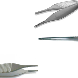 Pinzas Quirúrgicas Adson TC con Punta Serrada, Pinzas de Pulgar Quirúrgicas de Acero Inoxidable con Agarre Antideslizante, CE OEM - Product Image 5