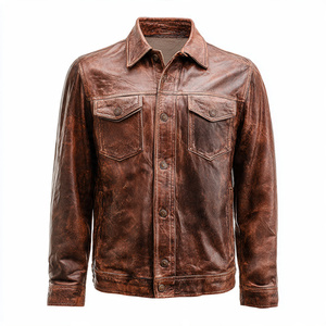 Veste en cuir de haute qualité, très élégante et stylée - Product Image 3