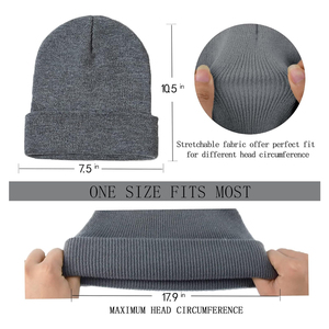Stylish Unisex Beanie <b>Hat</b> for Winter Wear with 100% Acrylic <b>Warm</b> Fabric Customizable Comfortable Fit and Modern Casual Look - Product Image 5