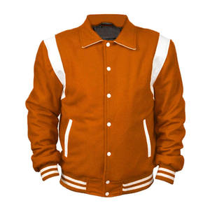 Chaqueta Varsity de Lana Premium para Hombre Elite, Abrigo Letterman con Mangas de Cuero, Estilo Universitario, Proveedor Mayorista OEM - Product Image 3