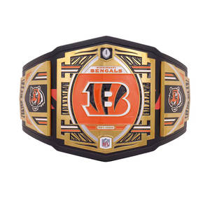 Cinturón de Campeonato Deportivo Personalizado de los Cincinnati Bengals, Cinturón de Lucha Libre Profesional Ecológico de Cintura Alta con 2.2m de Longitud - Product Image 1