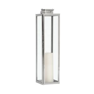 Decoraciones Modernas y Elegantes para Exteriores, Portavelas de Acero Inoxidable, Faroles Altos para Suelo - Product Image 4