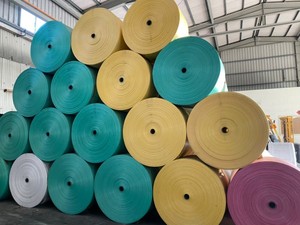 ผ้าพลาสติก PP โพลีโพรพิลีน แบบม้วน สำหรับถุงพลาสติกทอ - Product Image 2