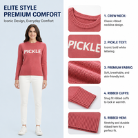 Suéter de Punto para Mujer FNJIA, Color Rosa Polvoriento, con Abertura Lateral, Tejido Fino, Informal, para Invierno