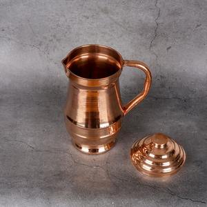 Jarra de Agua de Cobre de Diseño Minimalista, Apta para Servir en la Cocina, Uso Doméstico Regular y para Huéspedes, Venta al por Mayor desde India - Product Image 3