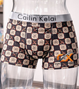 ODM <b>Custom</b> Private Label Logo Waist Digital Printed Classic Rise Breathable 100% Cotton <b>Boxer</b> Briefs for Men Factory Direct - Product Image 3