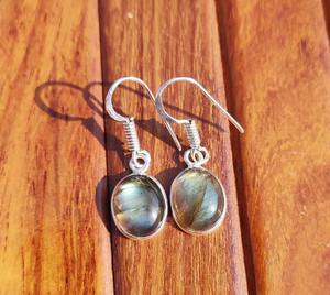 Pendientes de Aro con Piedras Preciosas en Oferta, Pendientes de Aro Chapados en Oro con Piedras Naturales para Exportación, Precio de Venta - Product Image 2