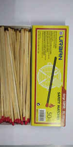 Caja de fósforos para barbacoa, 182x63.5x18mm, fósforos de seguridad largos, palitos de madera extra largos, impresión personalizada, uso duradero para barbacoa - Product Image 4