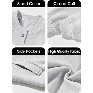 Premium Womens Bomber Varsity Jacket <b>Leather</b> Sleeve Woven Streetwear Customizable Color & Logo - Product Image 6