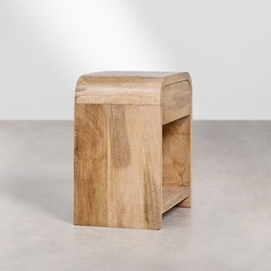 Mesita de noche rectangular Vandana Arion Lunaris 45x30 cm en madera de mango y MDF - Product Image 4