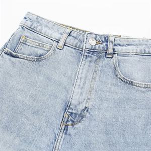 Shorts de mezclilla para mujer, clásicos, vintage, de cintura alta, azules, de pierna ancha, casuales, de verano, con bolsillos estilo cargo, Y2K - Product Image 2