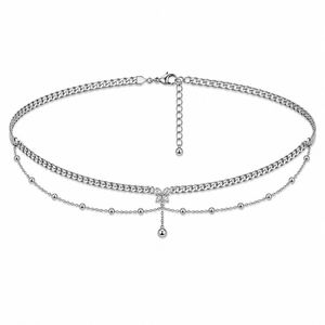 Belly Chain with Tassel Rhinestone Pendant and Gold <b>Beads</b>, Sexy Layered Body Chain for Swimwear Accessories - Product Image 4