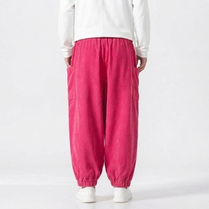 Pantalon de jogging unisexe surdimensionné personnalisé de haute qualité, coupe large et ample en Spandex/Polyester - Product Image 3