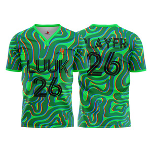 Camisetas de Fútbol Personalizadas para Hombre, Temporada Primavera, Otoño, Verano, Tallas Grandes, 100% Poliéster, Transpirables, Antihumedad, Antibacterianas - Product Image 4