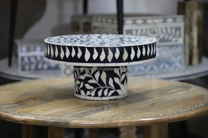 Soporte de pastel con incrustaciones de hueso de nueva tendencia al por mayor con plato de sake caliente increíble Mesa decorativa de plástico para exhibición de pasteles herramientas de pastel - Product Image 5