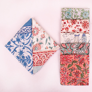 Hot Selling Indian Handmade Floral Colourful Cotton Square Scarfs <b>Bandana</b> Boho Unisex Headscarf Neck Tie Wrist Band Breathable - Product Image 6