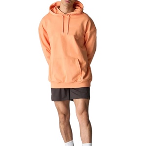 Custom Logo Vintage Blank <b>Plain</b> Pullover <b>Hoodie</b> with Pocket Fleece Quick Dry & Breathable Regular Fit Heavy Weight for Men - Product Image 5