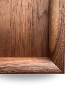 Wood <b>Picture</b> <b>Frame</b> / Walnut / Solid Wood, Simple Profile Minimalist Design / walnut backing - Product Image 4