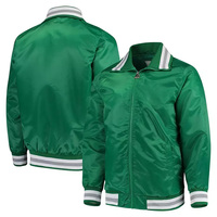 Blouson Bomber en Satin Personnalisé OEM pour Homme – Style Décontracté Rétro Années 80 – Manches Élastiques Côtelées – Hiver