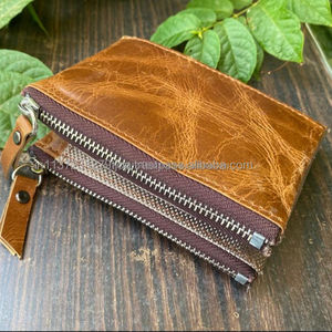 กระเป๋าสตางค์หนังใช้ได้หลายแบบสำหรับทุกเพศ,กระเป๋าเงินหนังแบบเรียบง่ายที่ใส่บัตรเครดิตบัตรเอทีเอ็มกระเป๋าใส่โลโก้แบบกำหนดเอง - Product Image 1
