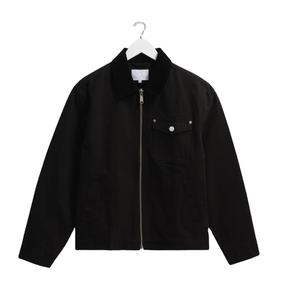 Veste en jean vintage personnalisée pour homme, style usé, tendance streetwear, veste de travail en toile de coton - Product Image 1