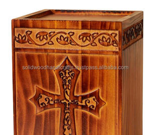 Urnas de Cremación para Adultos al por Mayor, Urnas de Madera para Cenizas Humanas, Urnas Funerarias, Tamaño Personalizado, Artículos para Entierro - Product Image 3