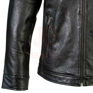 Meilleur prix IBRATEX INTERNATIONAL – Blouson en cuir personnalisé pour homme, mode hiver, respirant, écologique, coupe-vent, haute qualité - Product Image 6