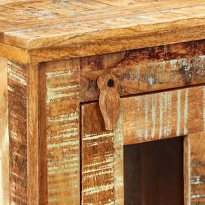 Armoire murale en bois massif récupéré 17,3''x8,3''x28,3'' pour le rangement de la cuisine - Product Image 5