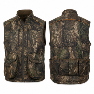Gilet de chasse camouflage pour homme MEGAMAPLE, softshell, manches longues, respirant, polyester, décontracté, pour l'extérieur, été - Product Image 1
