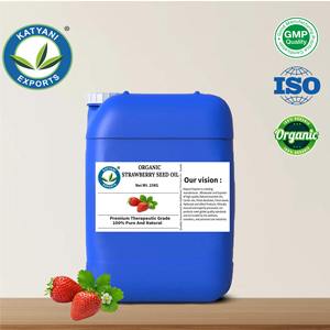 Huile de pépins de fraise biologique de qualité export en gros, pressée à froid, huile végétale très pure - Pour formules cosmétiques et aromatiques - Product Image 4